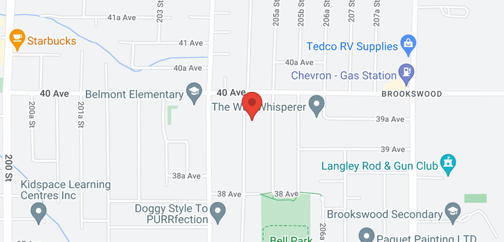 map of 3948 204A STREET